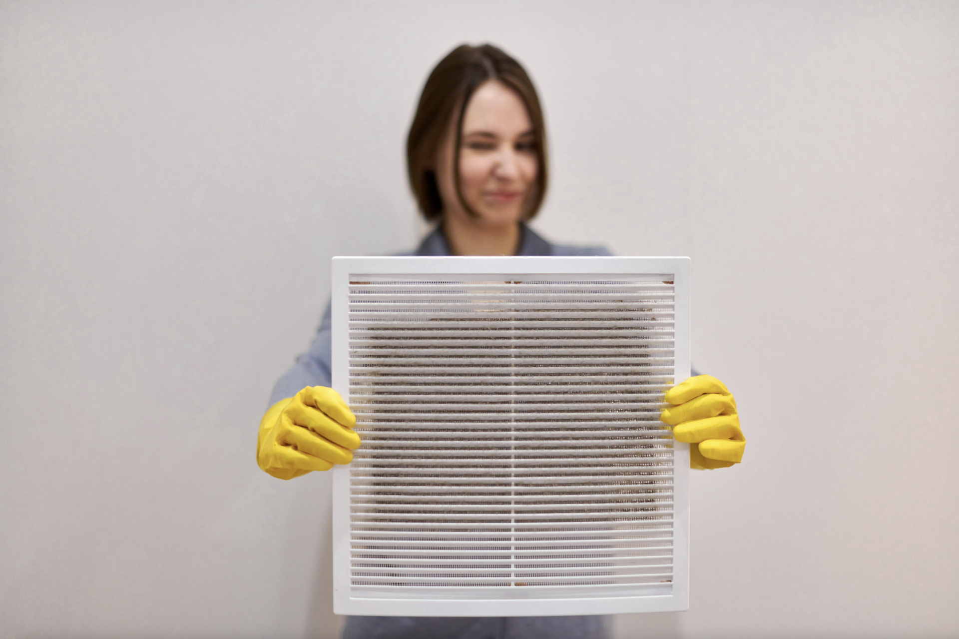 Dirty air filter that needs to be replaced
